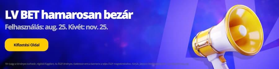 LvBet bezárás