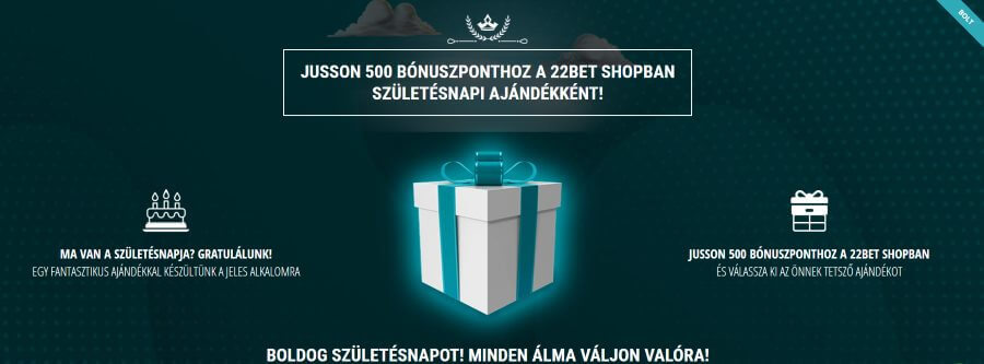 pörgetés 22bet