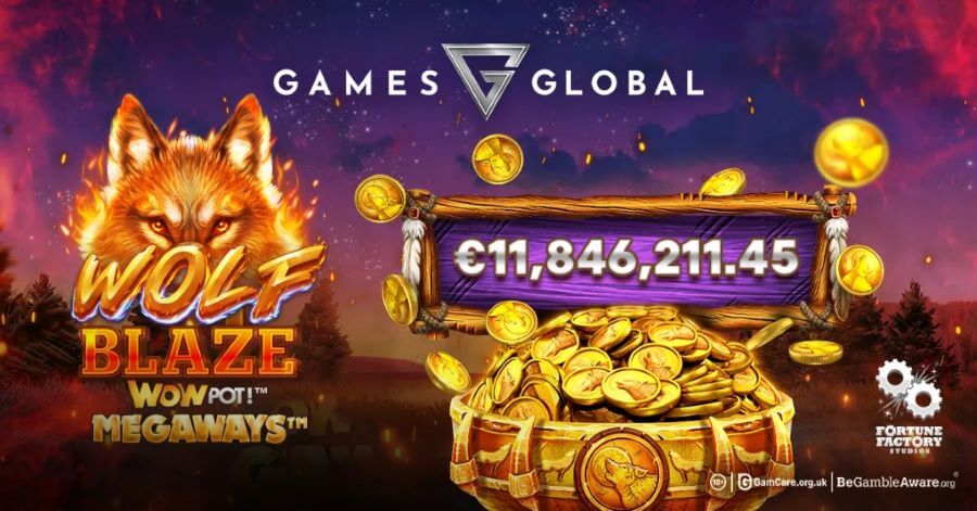 Games Global nagy nyeremény Wolf Blaze Megaways Wowpot