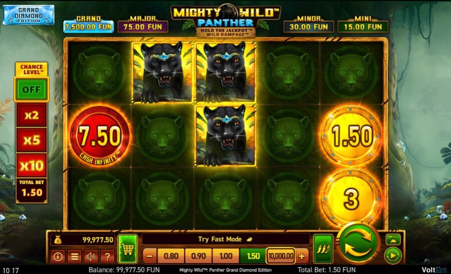 Mighty Wild: Panther Grand Diamond Edition új nyerőgép