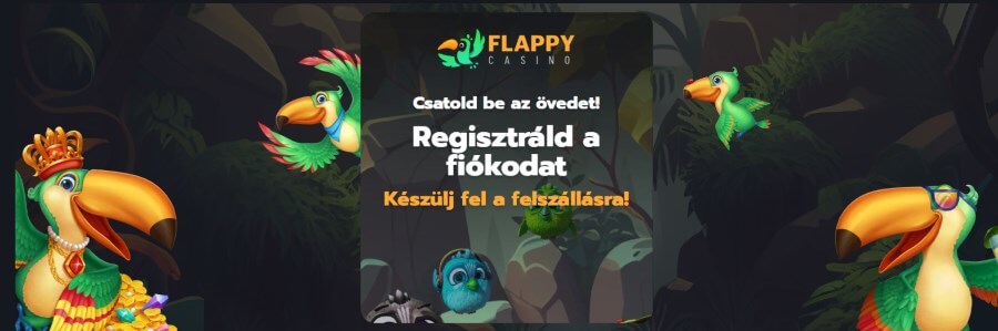 Flappy Casino üdvözlő ajánlat