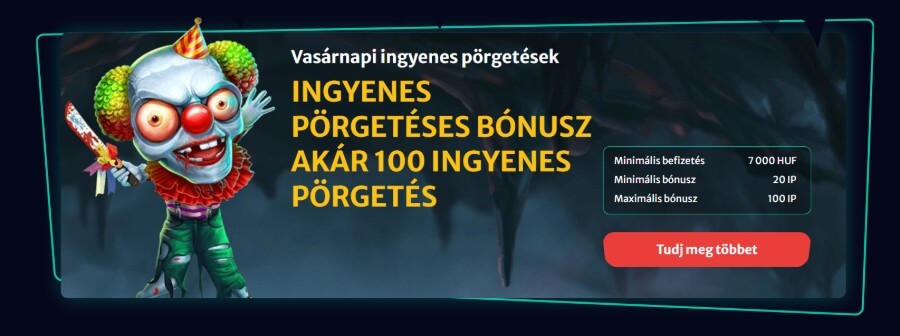 ingyen pörgetések