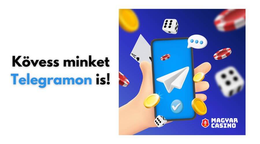 Elindult a MagyarCasino Telegram csatornánk!